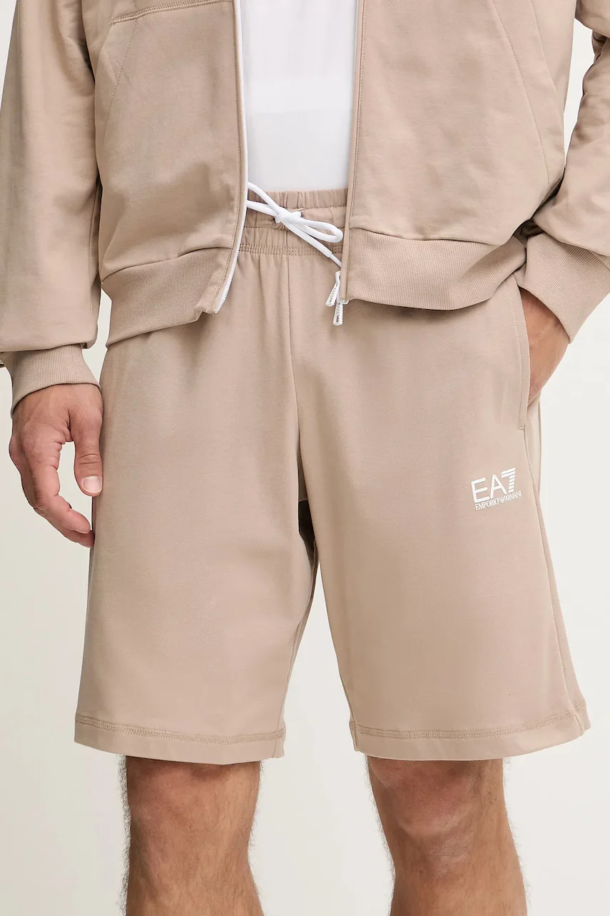 EA7 Emporio Armani Памучен къс панталон