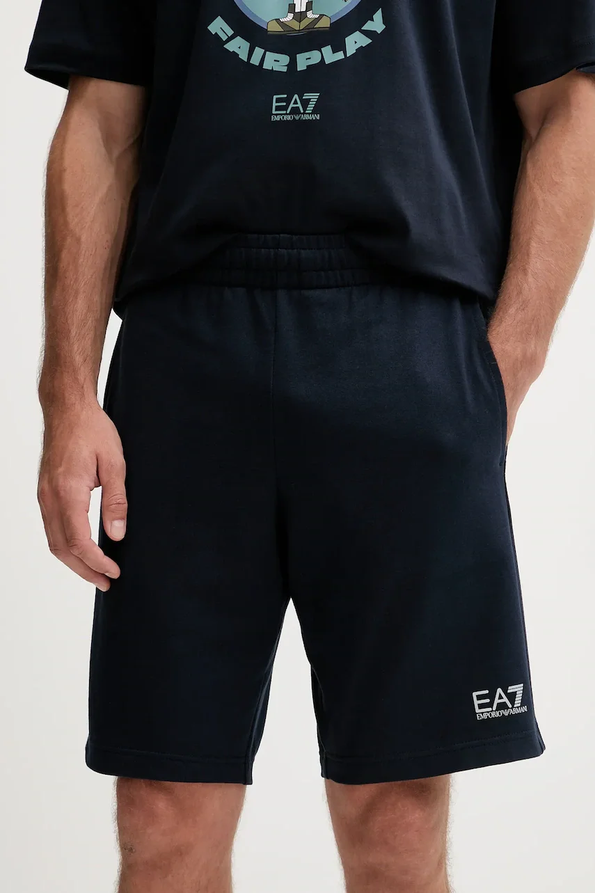 EA7 Emporio Armani Памучен къс панталон