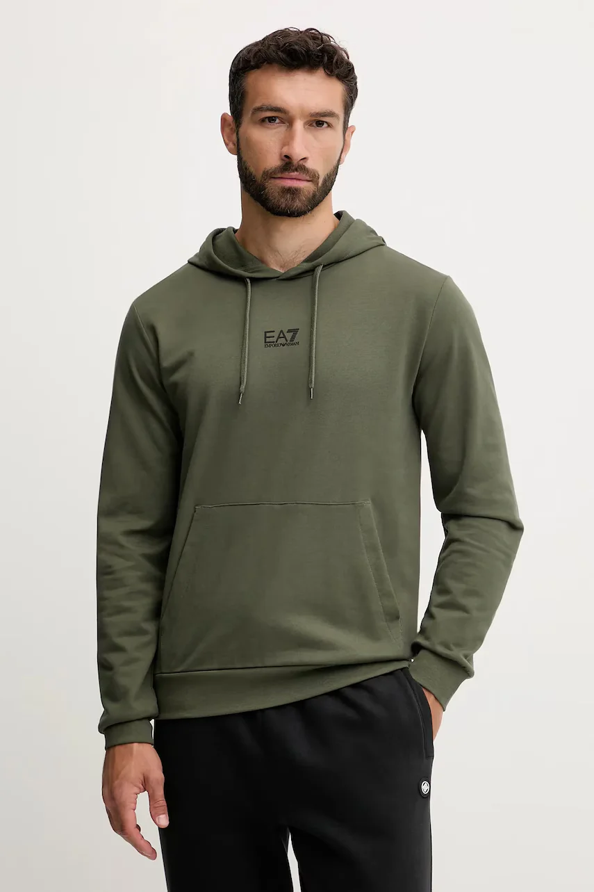 EA7 Emporio Armani Памучен суичър