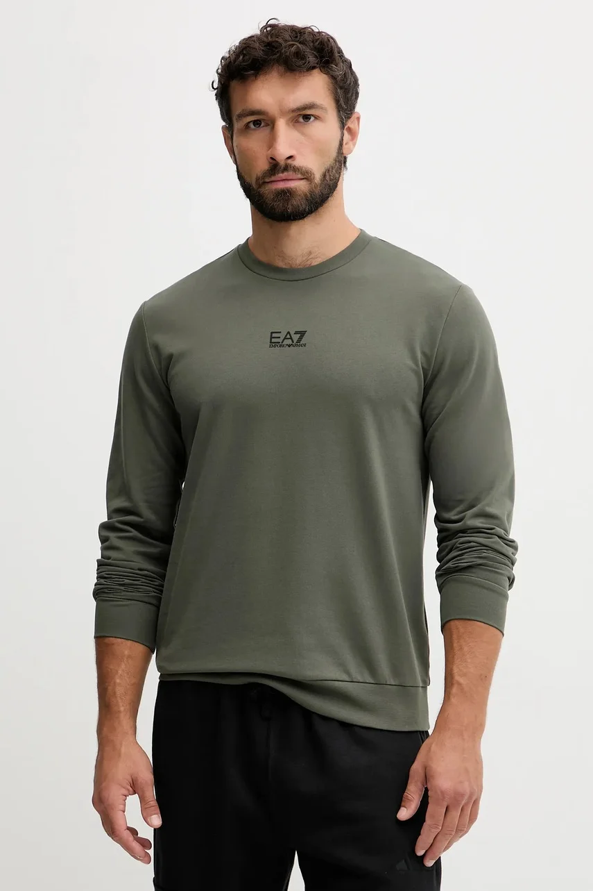 EA7 Emporio Armani Памучен суичър