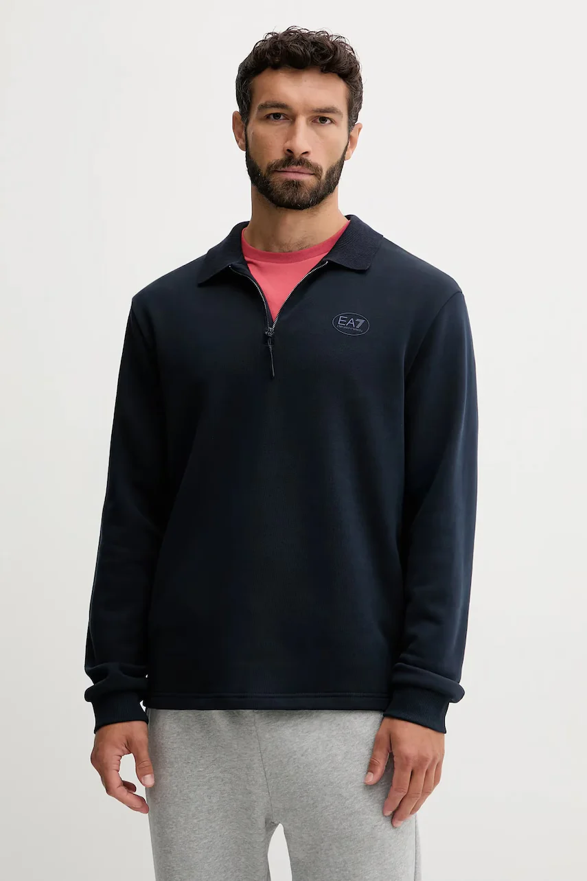 EA7 Emporio Armani Памучен суичър