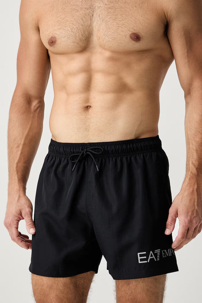 EA7 Emporio Armani плувни шорти мъжки черни AF13049.7M002000