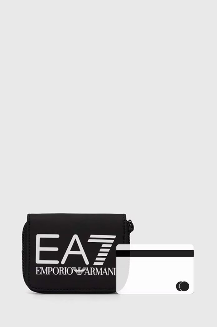 EA7 Emporio Armani Портмоне в черно 3R910.245055