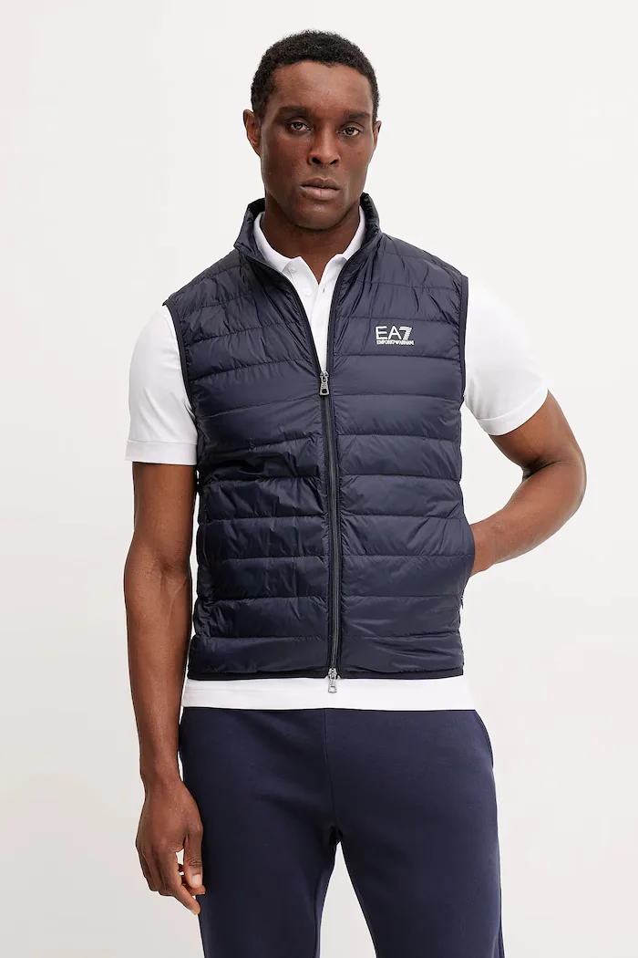 EA7 Emporio Armani Пухен елек мъжки в тъмносиньо преходен модел PNGPZ.8NPQ06