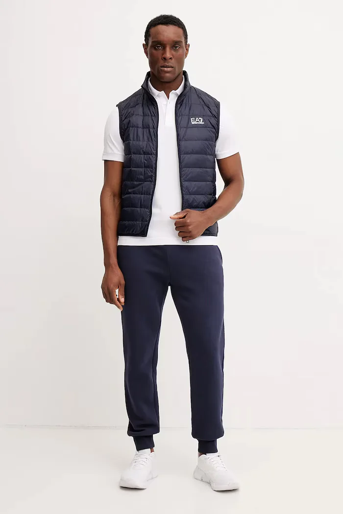 EA7 Emporio Armani Пухен елек мъжки в тъмносиньо преходен модел PNGPZ.8NPQ06