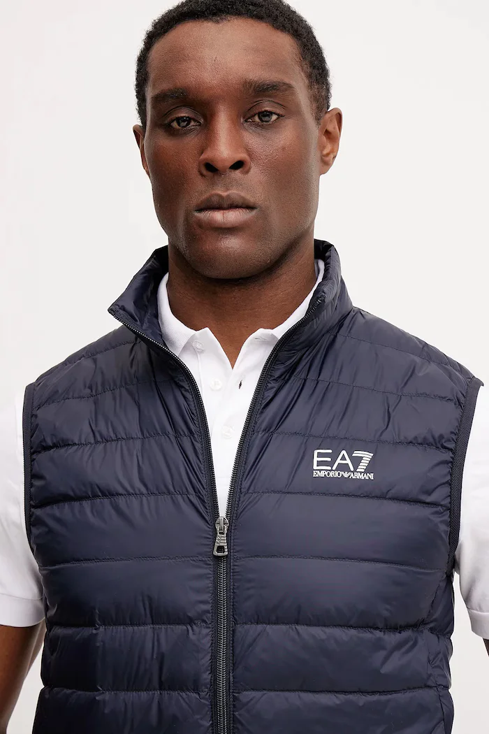 EA7 Emporio Armani Пухен елек мъжки в тъмносиньо преходен модел PNGPZ.8NPQ06