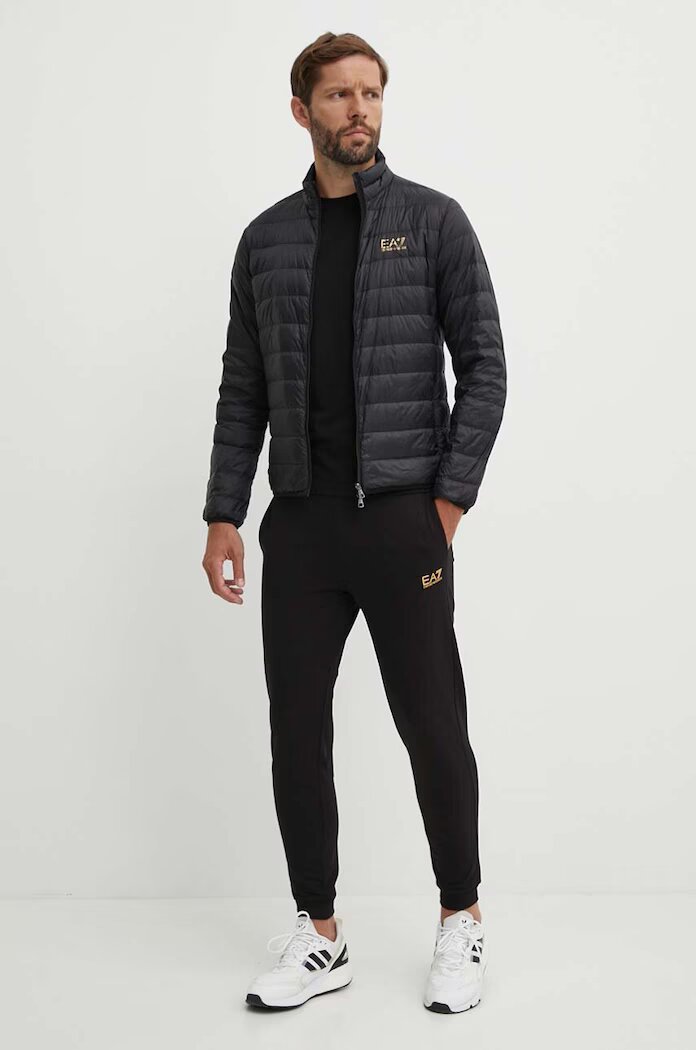 EA7 Emporio Armani Пухено яке в черно преходен модел PNGPZ.8NPB23