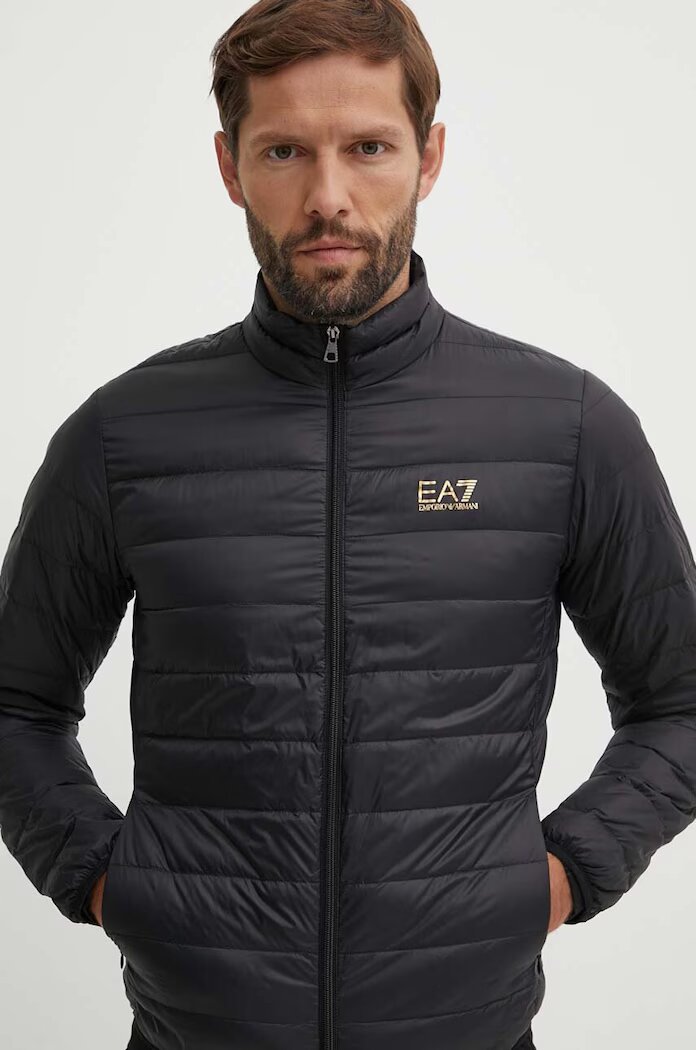 EA7 Emporio Armani Пухено яке в черно преходен модел PNGPZ.8NPB23