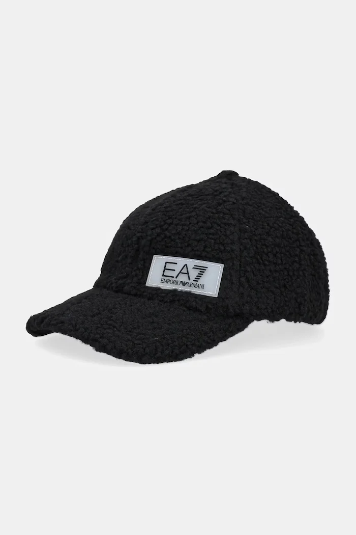 EA7 Emporio Armani Шапка с козирка в черно AF16077.7W000710