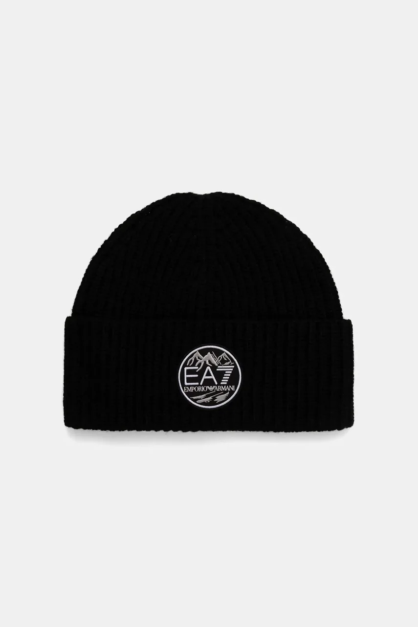 EA7 Emporio Armani Шапка с вълна