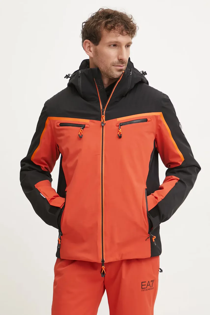 EA7 Emporio Armani Ски яке Kitzbuhel Colorblock Logo