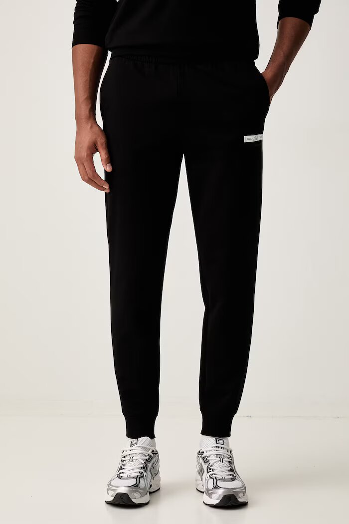 EA7 Emporio Armani спортен анцуг мъжки от памук черен AF13512.7M002423