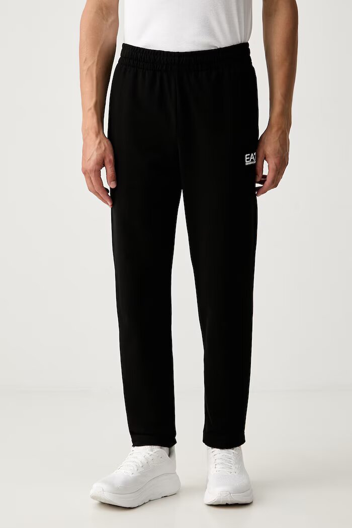 EA7 Emporio Armani спортен анцуг мъжки от памук черен PJVRZ.8NPV61