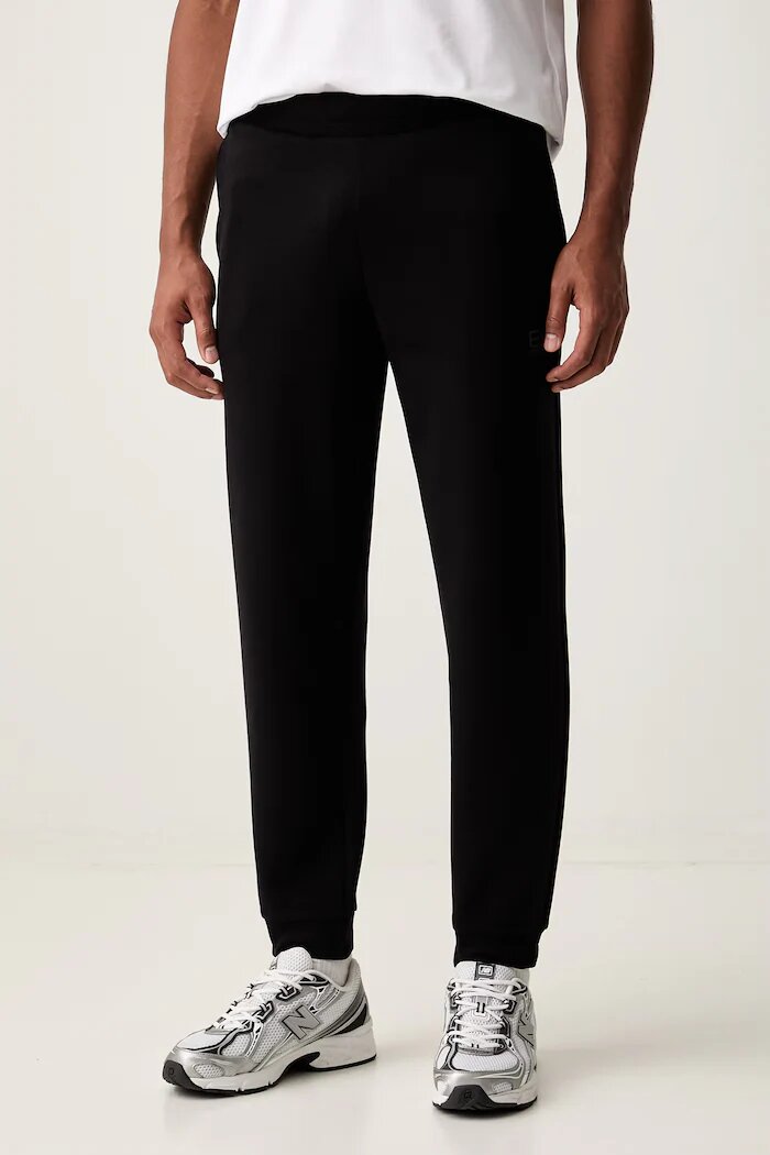 EA7 Emporio Armani спортен анцуг мъжки с памук черен AF20845.7M002519