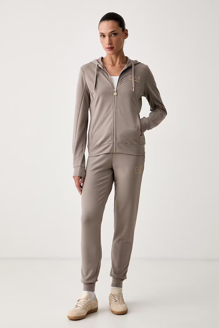 EA7 Emporio Armani спортен комплект анцуг дамски кафяв TJ9RZ.8NTV51