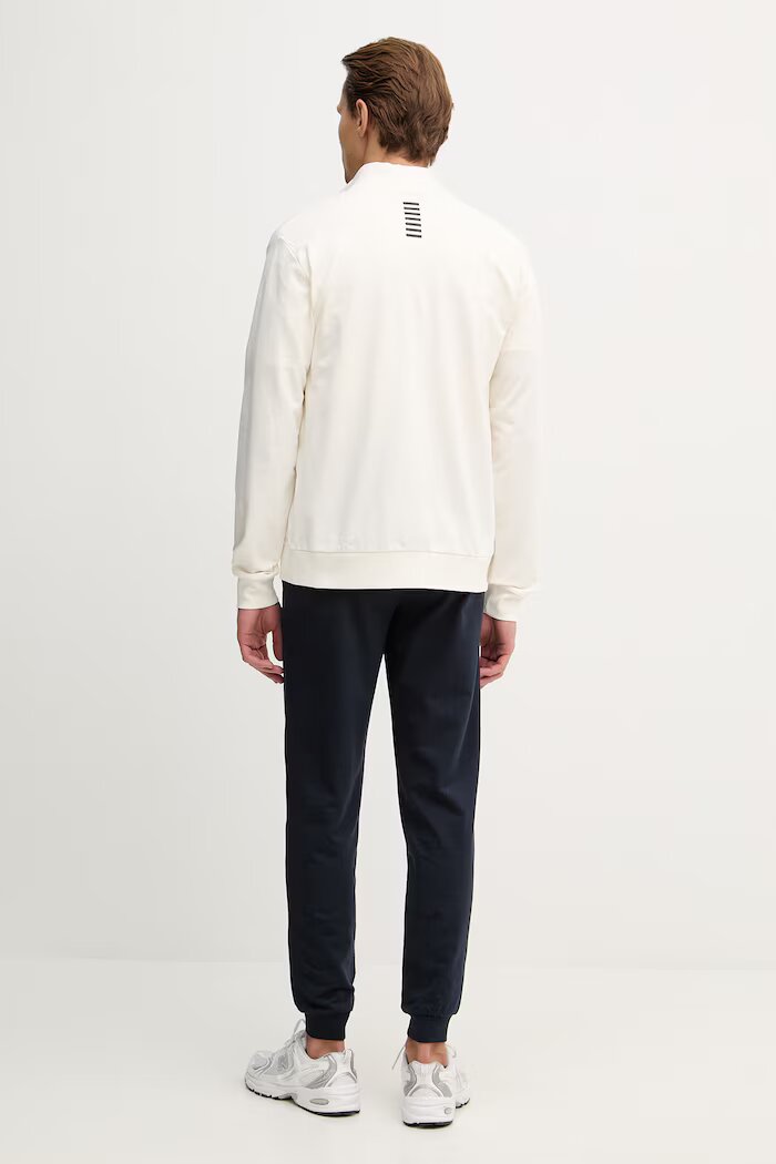 EA7 Emporio Armani спортен комплект анцуг мъжки от памук бежов PJVRZ.8NPV60