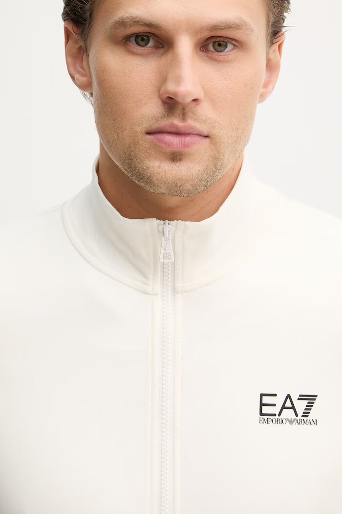EA7 Emporio Armani спортен комплект анцуг мъжки от памук бежов PJVRZ.8NPV60