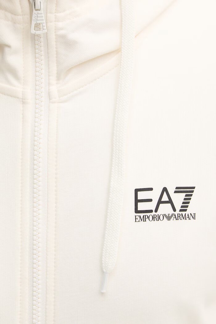 EA7 Emporio Armani спортен комплект анцуг мъжки от памук бежов PJVRZ.8NPV63