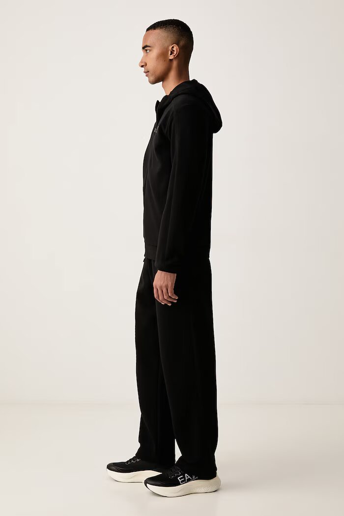 EA7 Emporio Armani спортен комплект анцуг мъжки с памук черен AF20845.7M002520