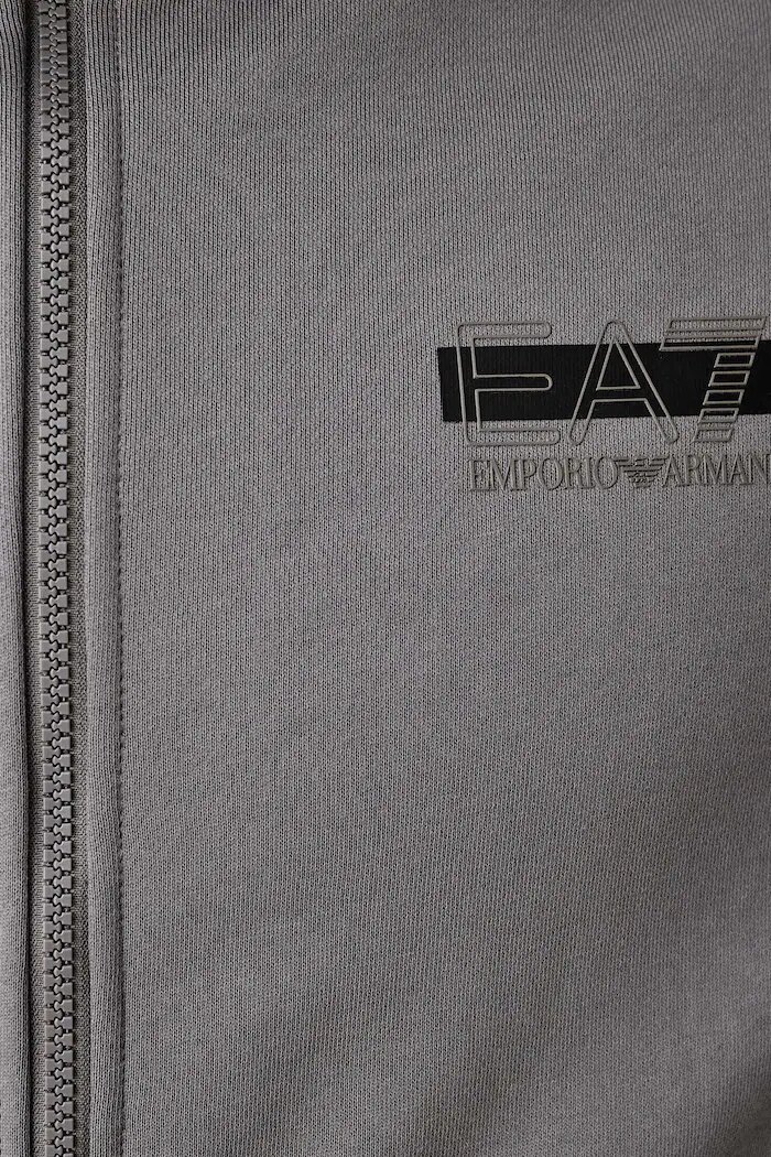 EA7 Emporio Armani спортен комплект анцуг мъжки с памук сив AF10377.7M002430