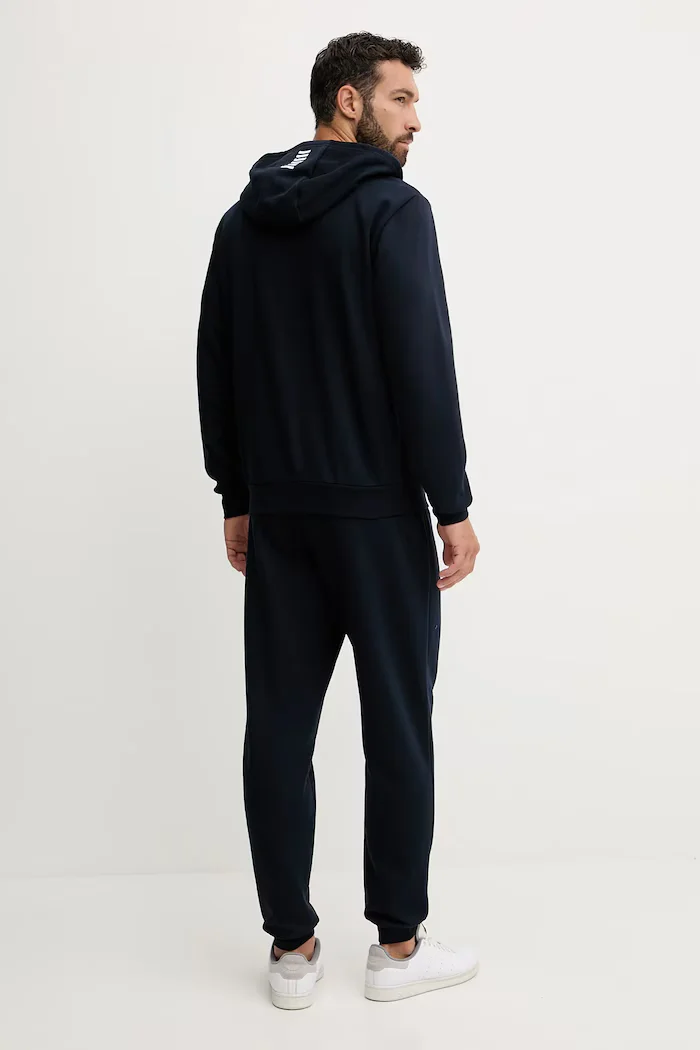 EA7 Emporio Armani спортен комплект анцуг мъжки с памук тъмносин PJVTZ.8NPV68