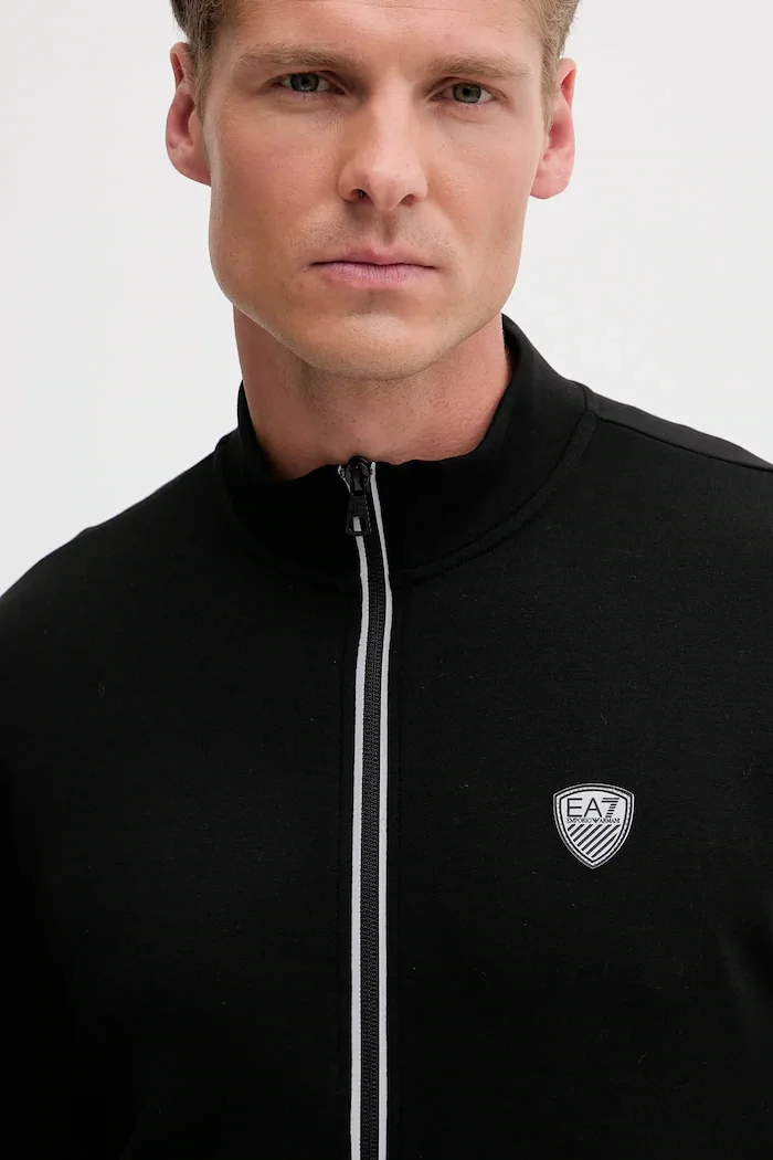 EA7 Emporio Armani спортен комплект анцуг мъжки с вискоза черен 8NPV56.PJ4EZ