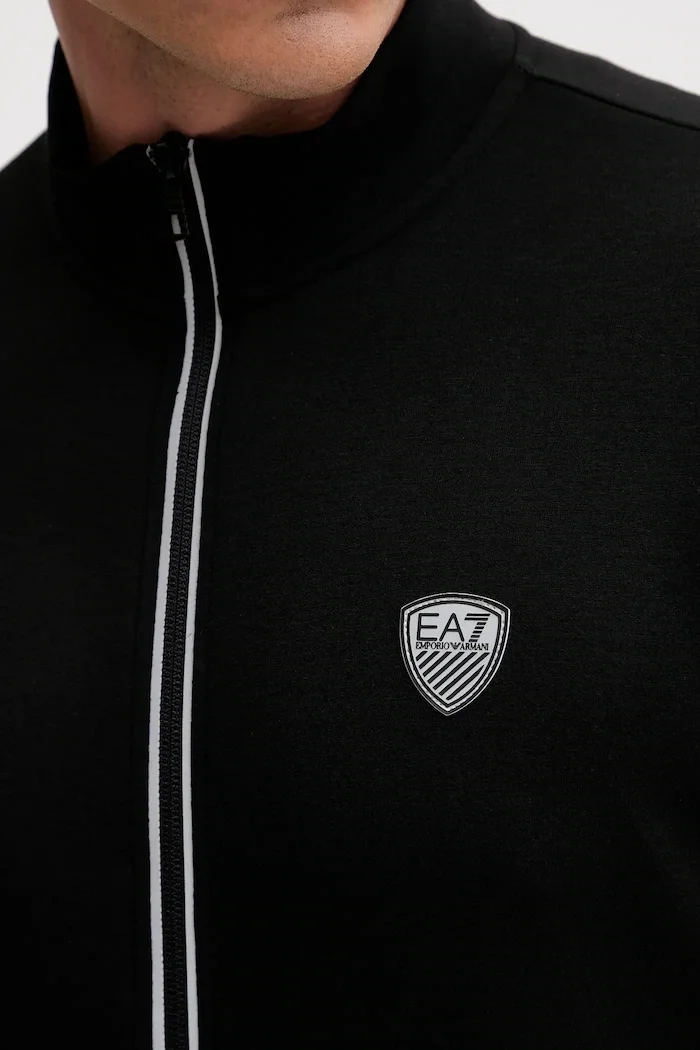 EA7 Emporio Armani спортен комплект анцуг мъжки с вискоза черен 8NPV56.PJ4EZ