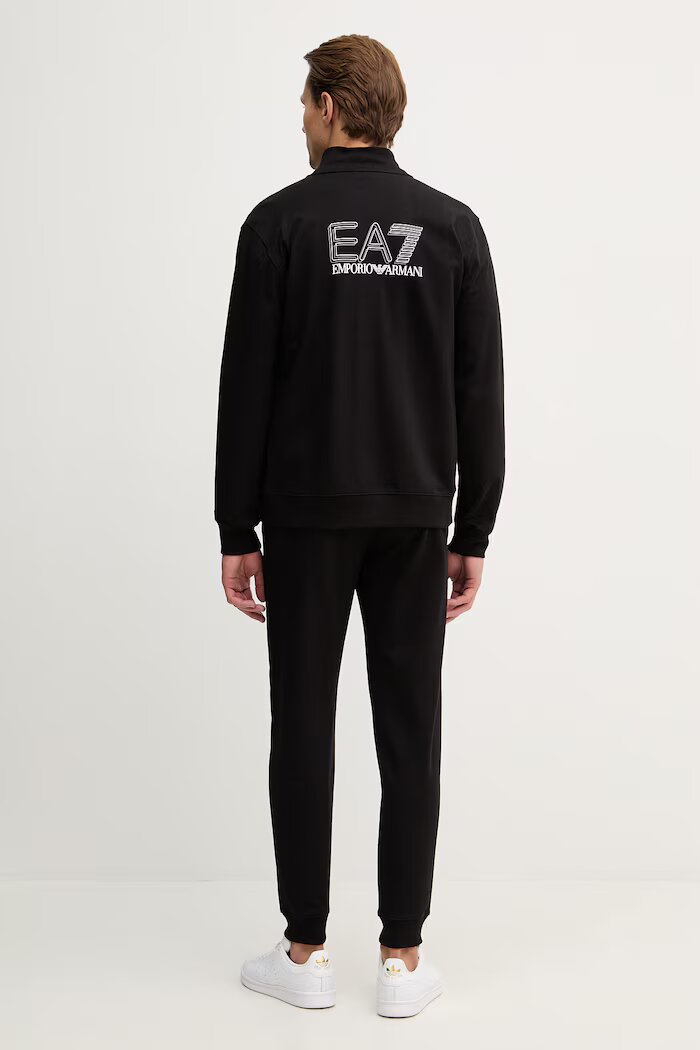 EA7 Emporio Armani спортен комплект мъжки от памук черен AF13512.7M001318