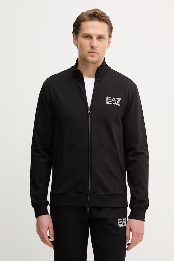 EA7 Emporio Armani спортен комплект мъжки от памук черен AF13512.7M001318