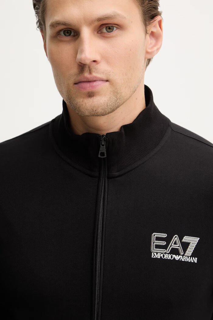 EA7 Emporio Armani спортен комплект мъжки от памук черен AF13512.7M001318