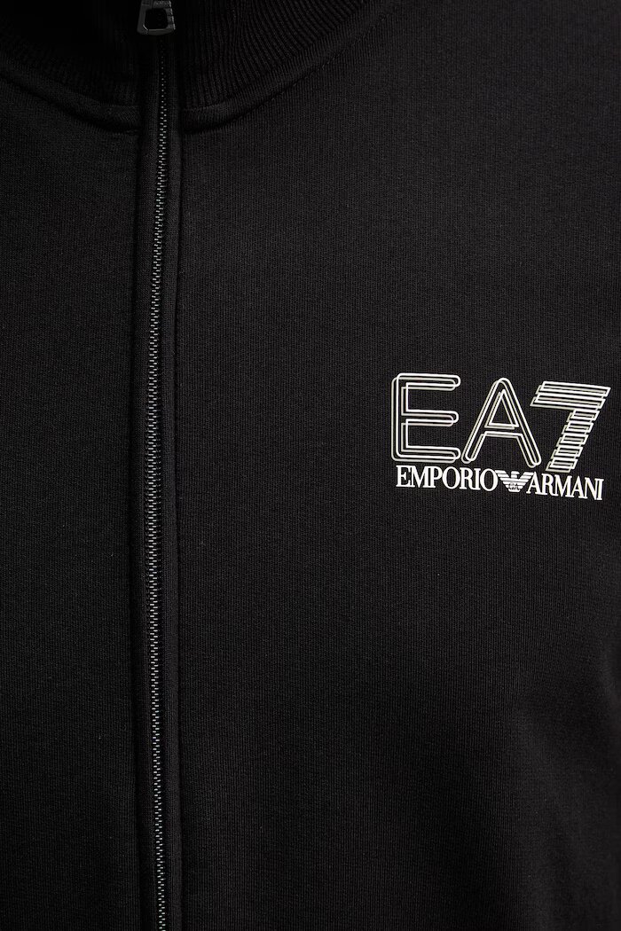EA7 Emporio Armani спортен комплект мъжки от памук черен AF13512.7M001318