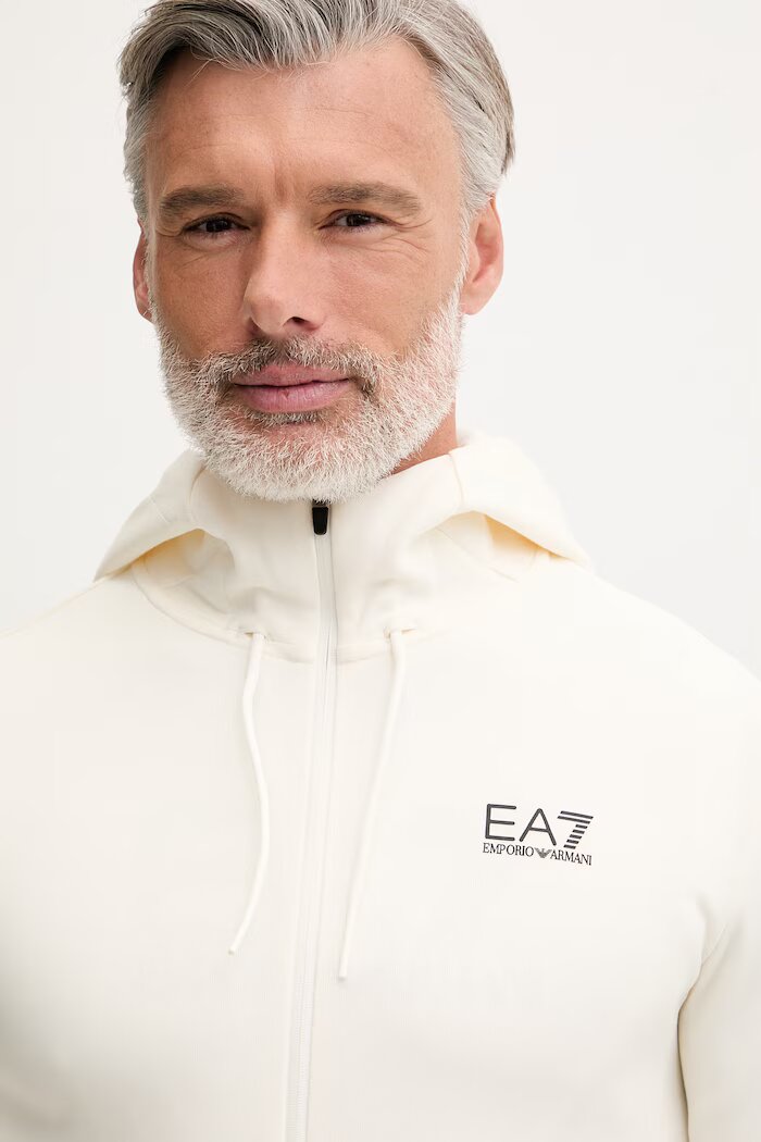 EA7 Emporio Armani спортен комплект мъжки с памук бежов AF20845.7M001602