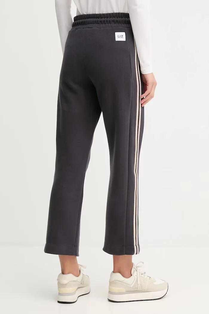 EA7 Emporio Armani Спортен панталон в сиво с апликация AF15528.7W000568