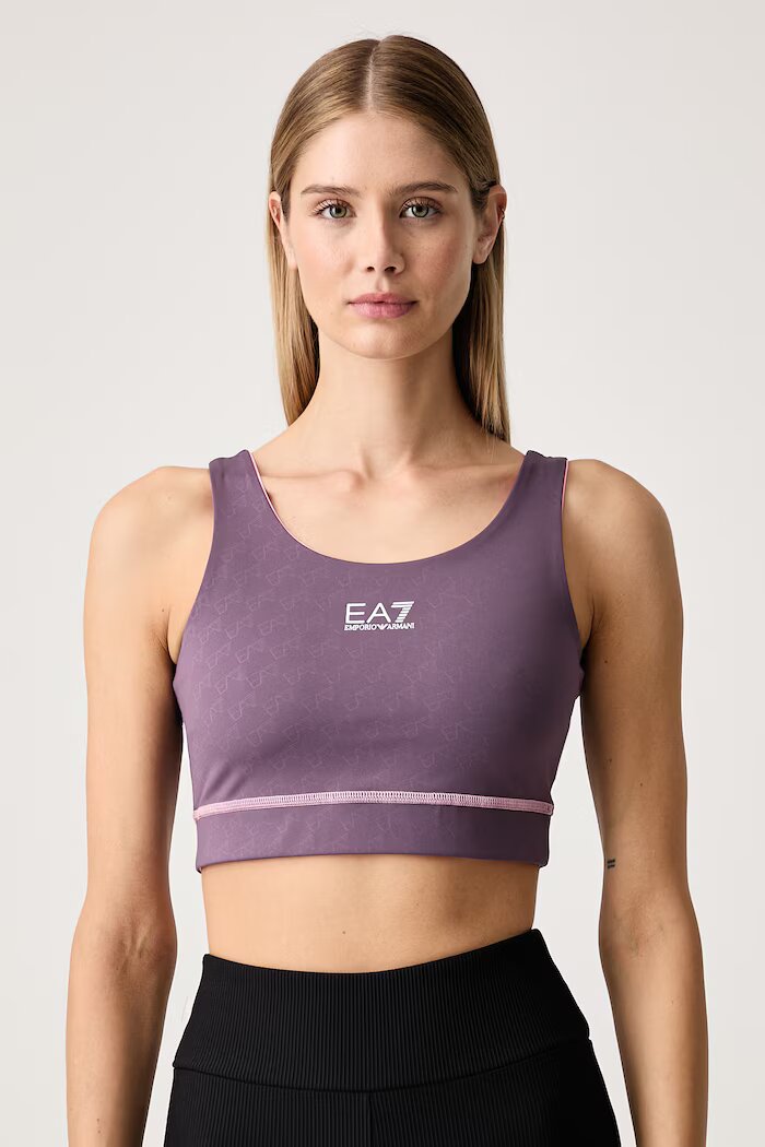 EA7 Emporio Armani спортен сутиен виолетов AF21580.7W001525