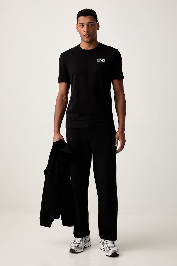 EA7 Emporio Armani тениска мъжка от памук черна AF13741.7M002229