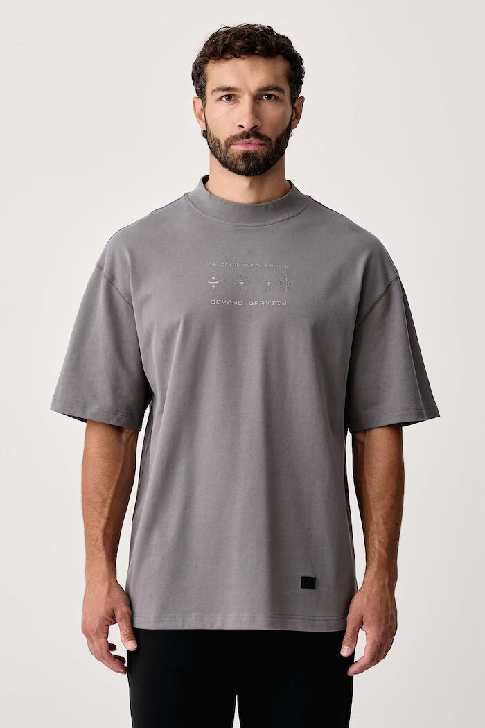 EA7 Emporio Armani тениска мъжка от памук сива AF29379.7M002822