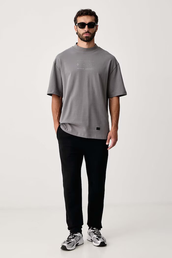 EA7 Emporio Armani тениска мъжка от памук сива AF29379.7M002822