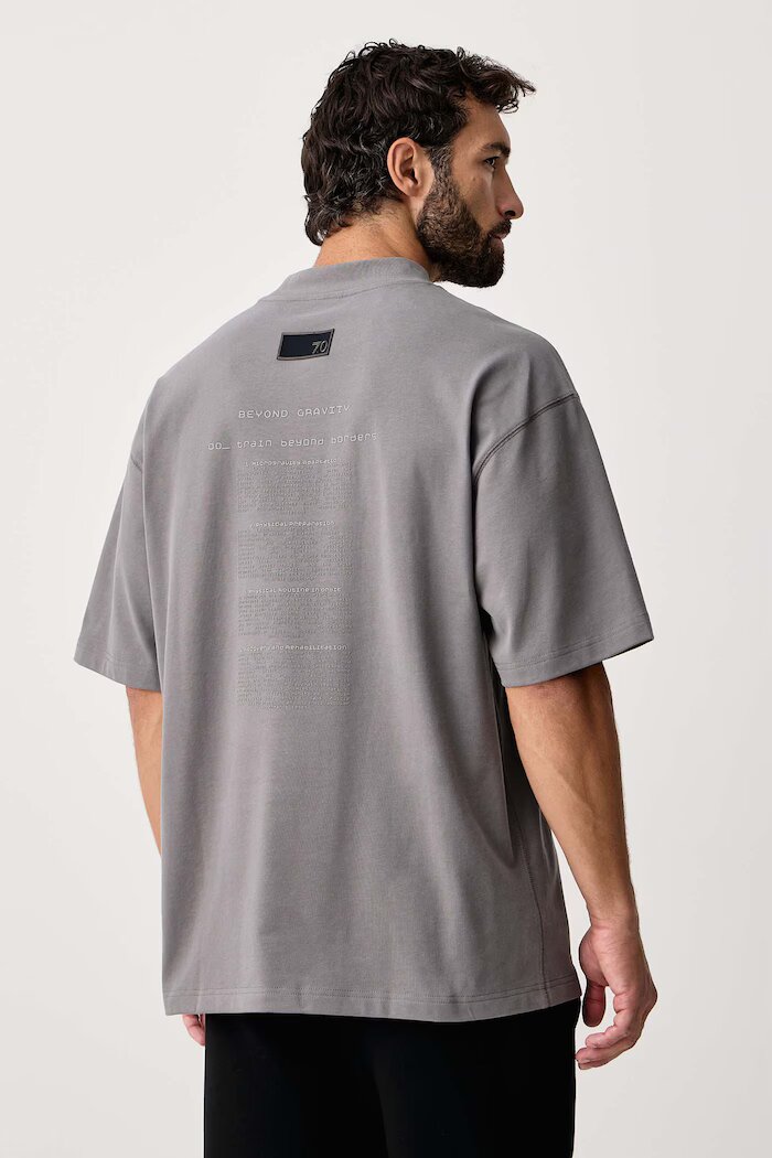 EA7 Emporio Armani тениска мъжка от памук сива AF29379.7M002822