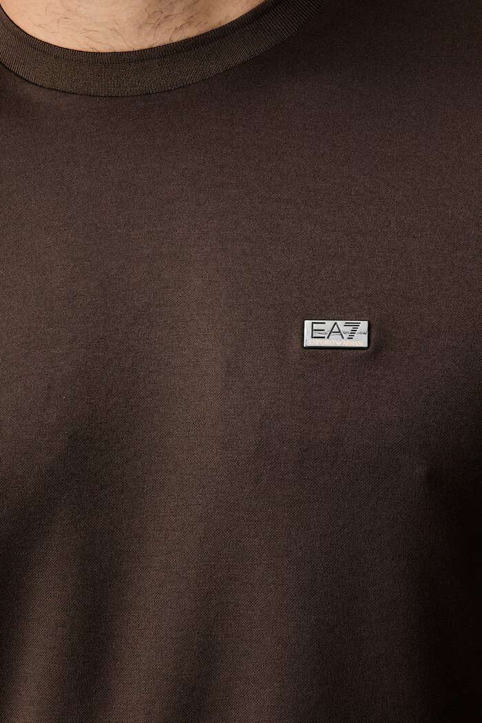 EA7 Emporio Armani тениска мъжка с модал кафява AF13862.7M002096