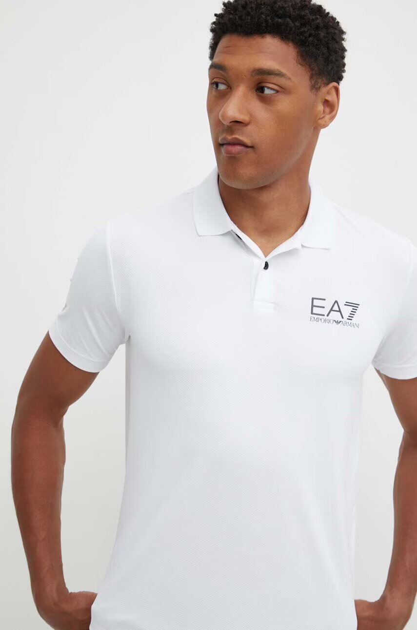 EA7 Emporio Armani Тениска с яка за трениране