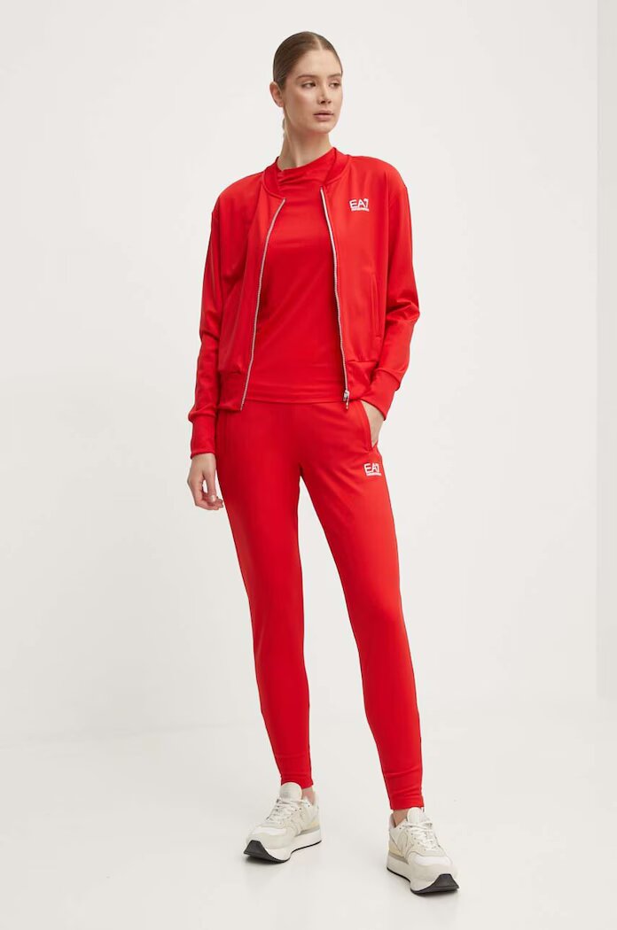 EA7 Emporio Armani Тениска за трениране в червено TJEMZ.8NTT70