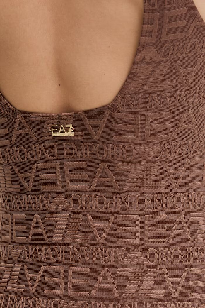 EA7 Emporio Armani цял бански дамски кафяв AF20662.7W001065