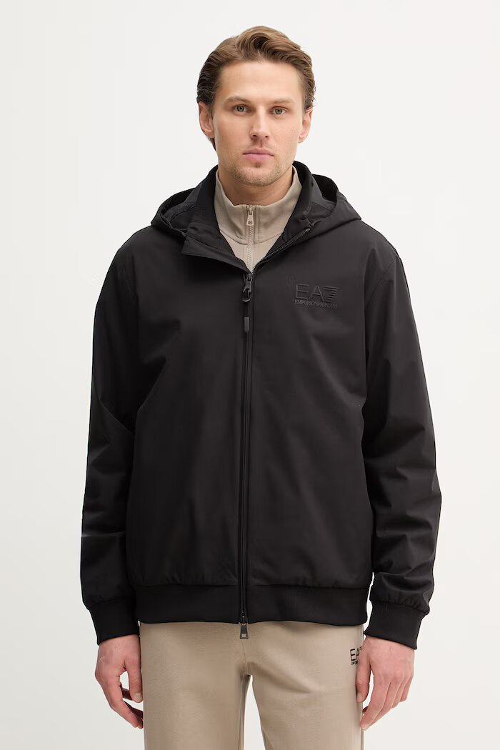 EA7 Emporio Armani Яке в черно преходен модел AF21228.7M002279