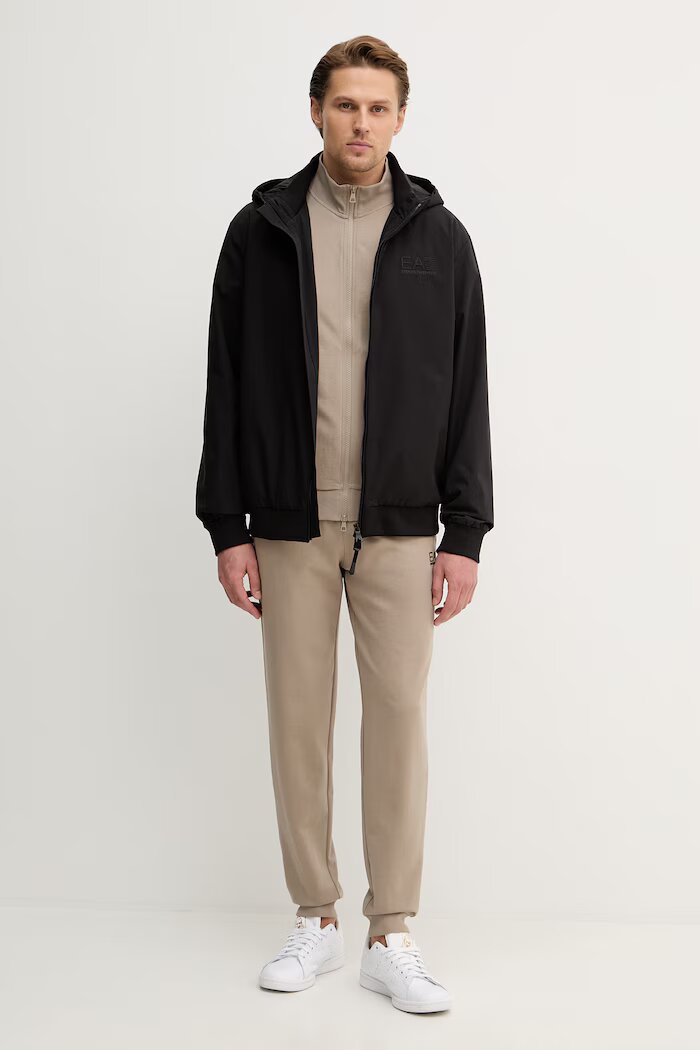 EA7 Emporio Armani Яке в черно преходен модел AF21228.7M002279