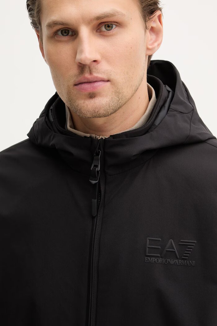 EA7 Emporio Armani Яке в черно преходен модел AF21228.7M002279