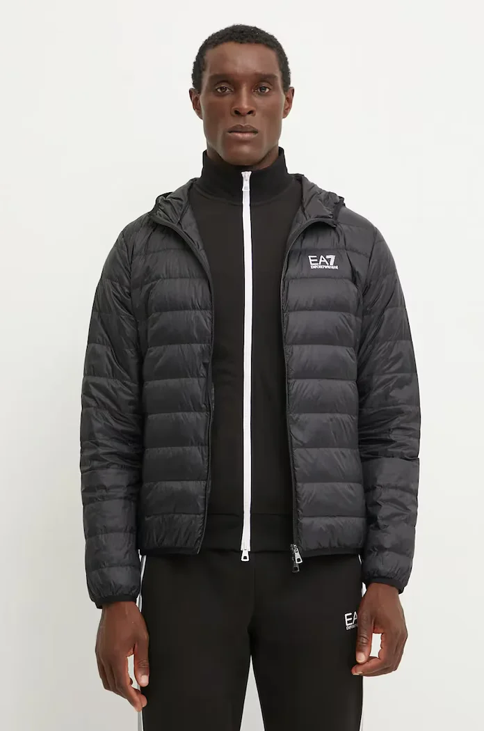 EA7 Emporio Armani Яке в черно преходен модел PNGPZ.8NPB24