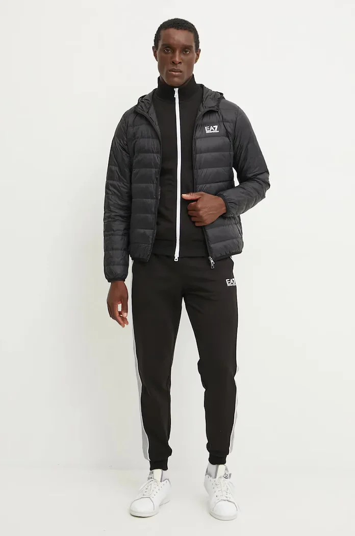 EA7 Emporio Armani Яке в черно преходен модел PNGPZ.8NPB24