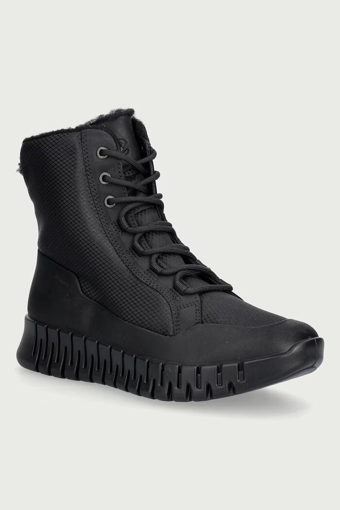 Ecco боти дамски от кожа Gruuv W черни 218363-51052