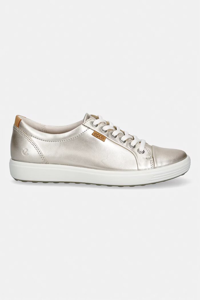 Ecco Кожени кецове Soft 7 W в златисто 430003-61160