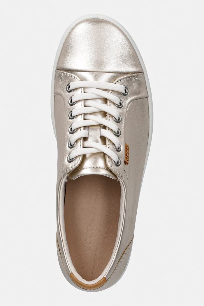 Ecco Кожени кецове Soft 7 W в златисто 430003-61160